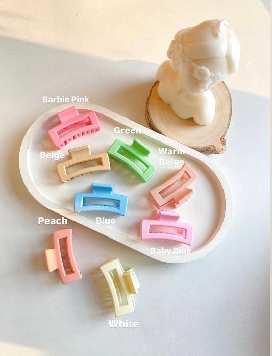 Sweet Pastel Claw clips