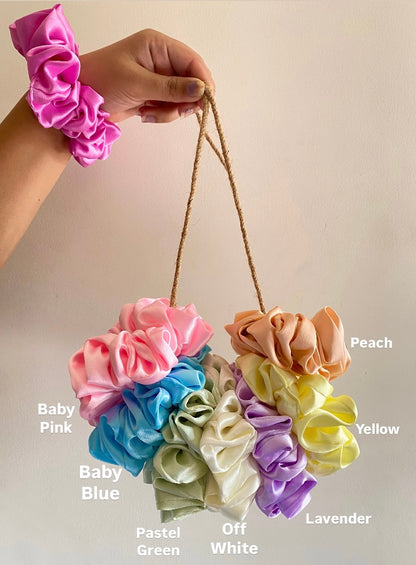 Satin Scrunchies (XL)