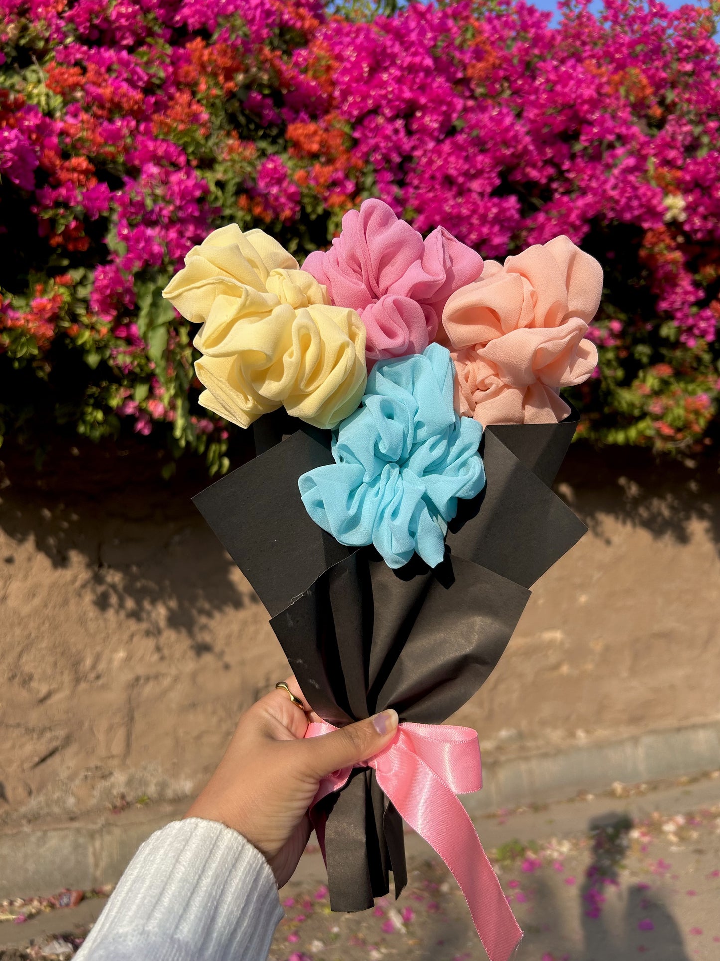 Blooming Scrunchie Bouquet