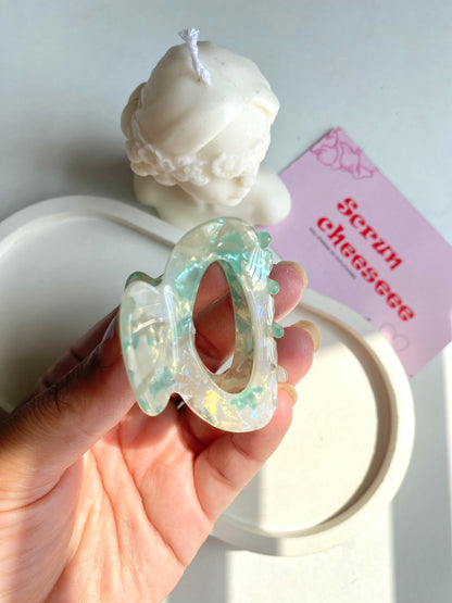 Marble Claw Clip